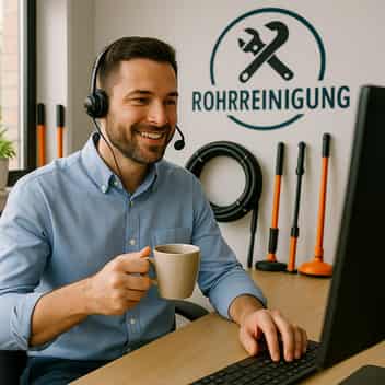 24h Kontakt für Rohrreinigung Zürich – erreichbar per Telefon oder Online-Formular