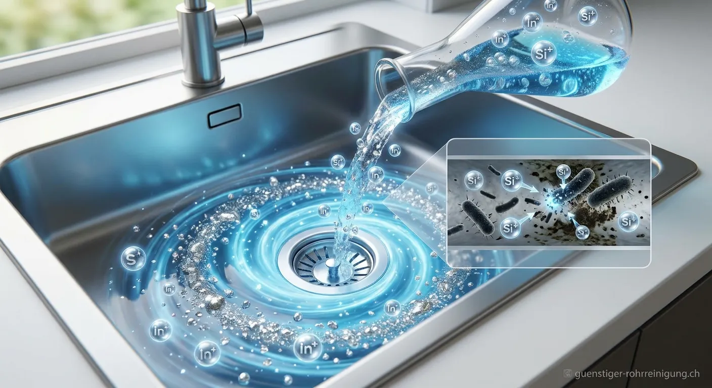 Abflussreinigung mit Silberionen – innovative Methode für saubere Rohre
